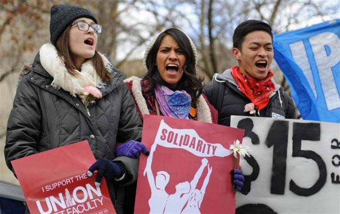 Graduate Students' "Fight for $15"