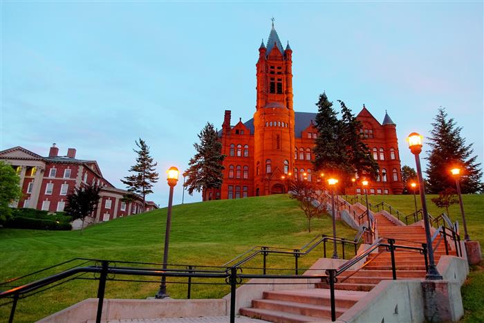 Five of the fifteen students who were suspended from Syracuse University for up to two years after they appeared in an extremely racist and offensive video have turned around to sue the university, claiming that the videos were private and taken out of context. A free-speech advocacy group, FIRE, is supporting the Theta Tau fraternity members against the kitchen-sink discipline. 
