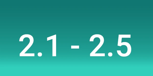 Minimum Grade Point Average From 2.1 to 2.5
