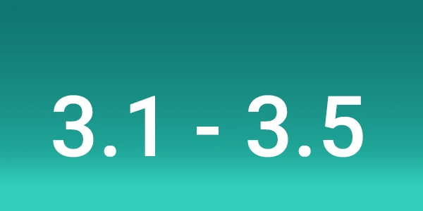 Minimum Grade Point Average From 3.1 to 3.5