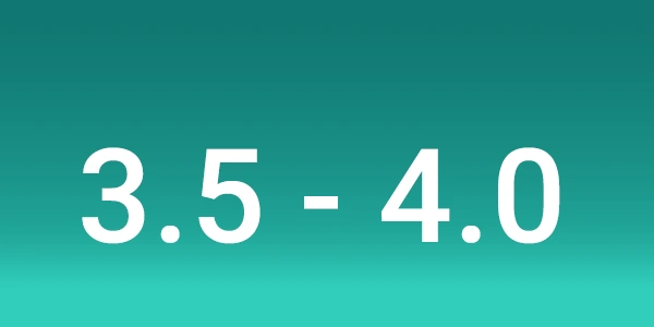 Minimum Grade Point Average From 3.6 to 4.0