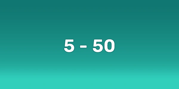 5 To 50 Scholarships Available