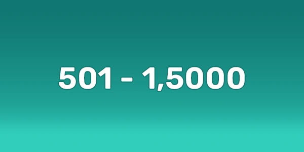 501 To 1,500 Scholarships Available
