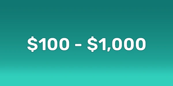 Scholarships From $100 to $1,000